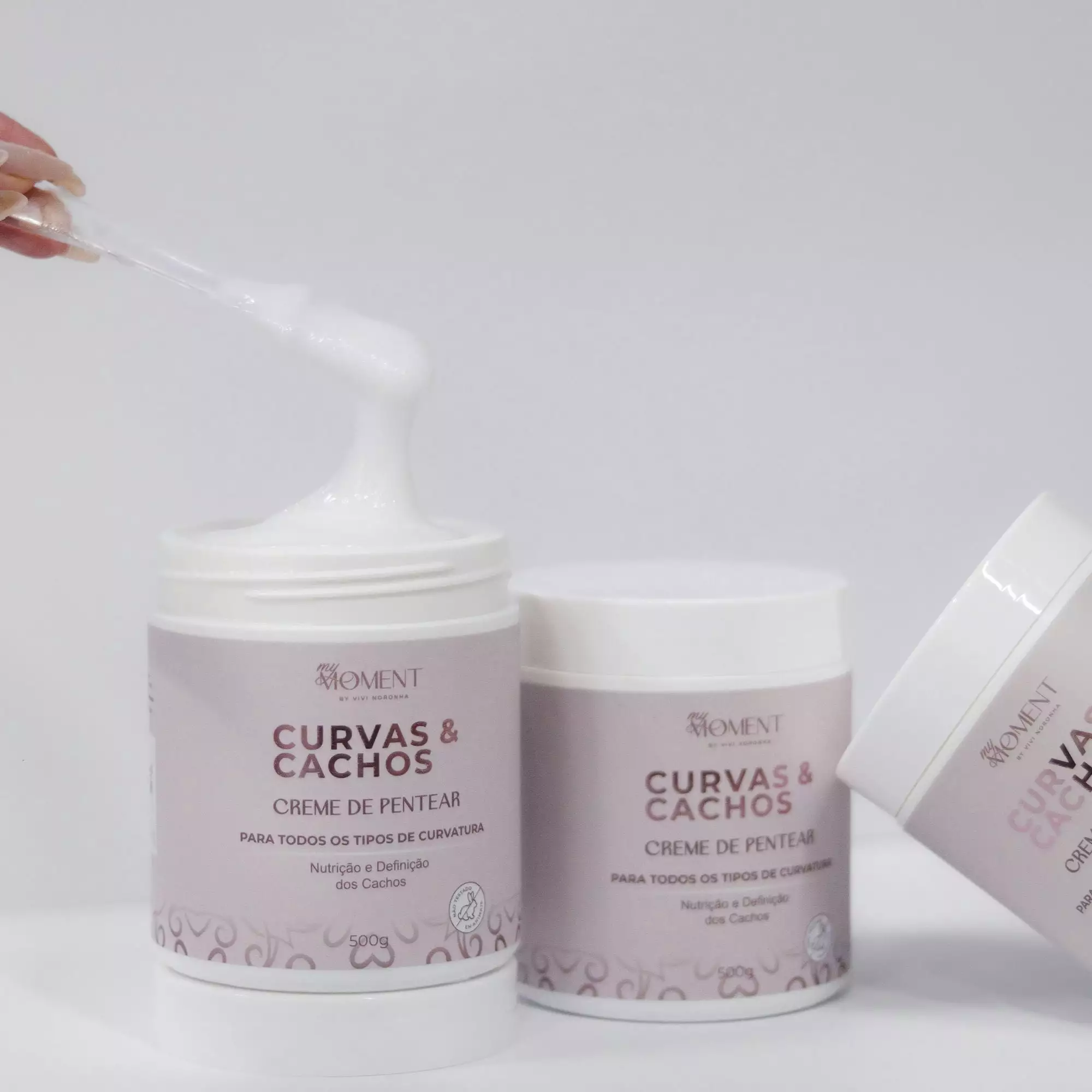 Creme de pentear Curvas e Cachos 500g - Imagem 2