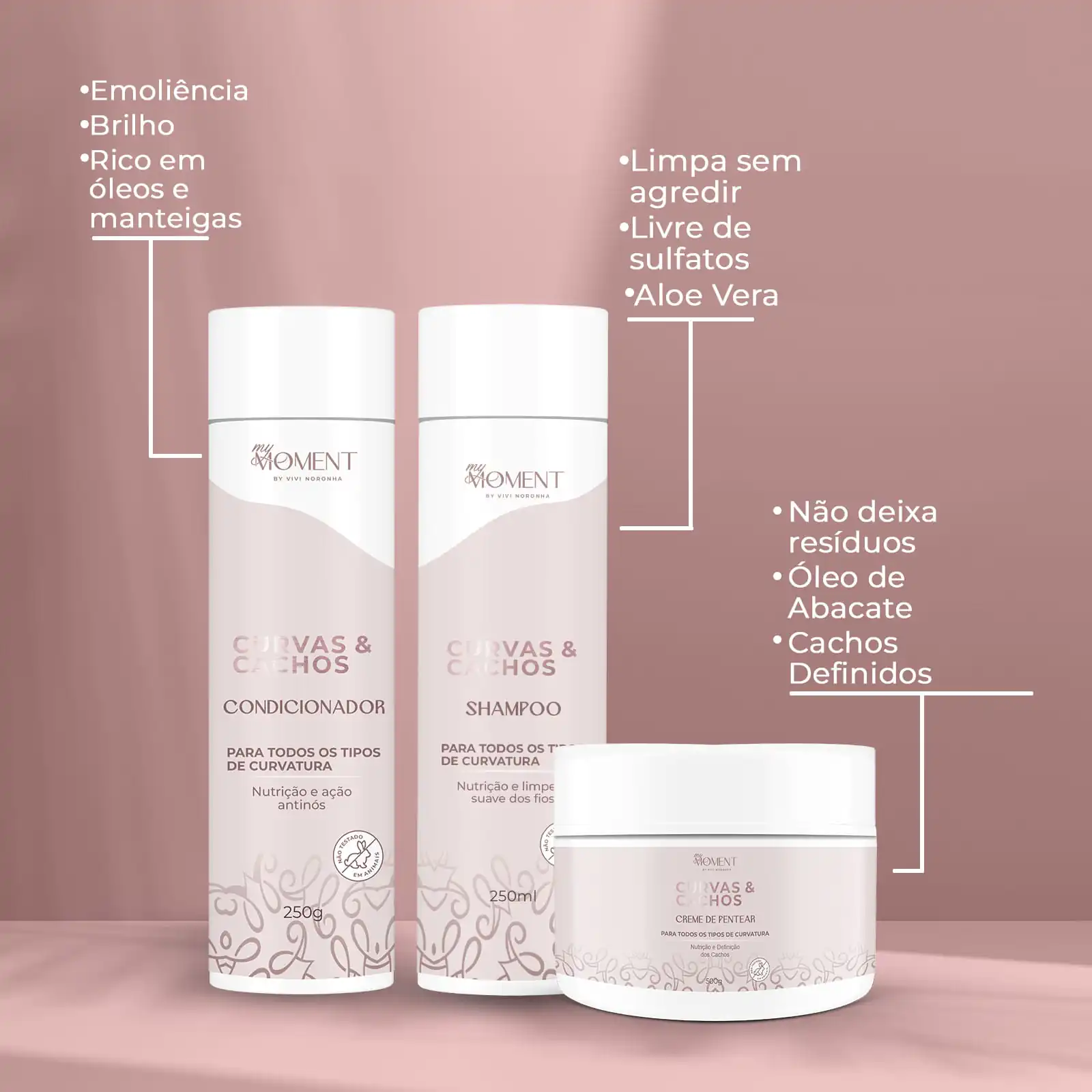 Kit Creme de Pentear Curvas e Cachos - Imagem 2