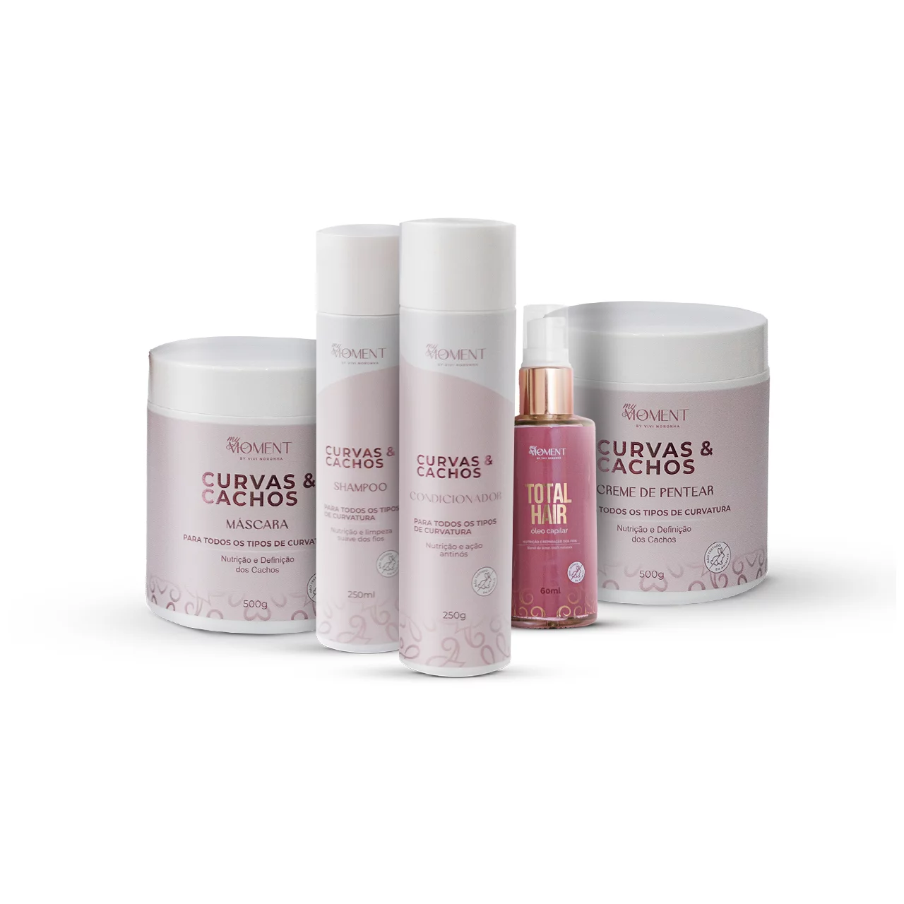 KIT BÁSICO curvas e cachos + OLEO TOTAL HAIR - Imagem 1